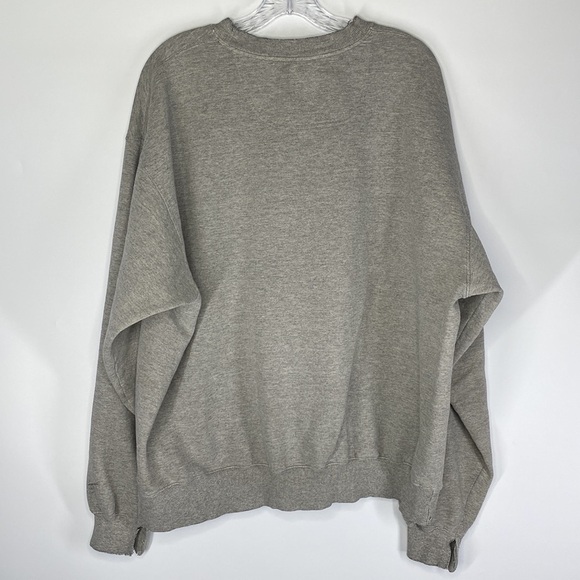 Champion Eco Authentic Gray Sweatshirt Grunge 2XL - Picture 2 of 7